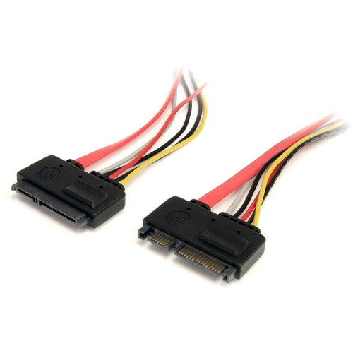 StarTech.com 12in 22 Pin SATA Power and Data Extension Cable SATA22PEXT