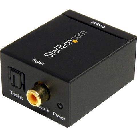 StarTech.com SPDIF Digital Coaxial or Toslink to Stereo RCA Audio Converter SPDIF2AA