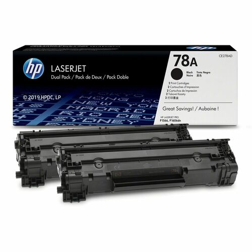 HP 78A Dual Pack Toner Cartridge CE278AD