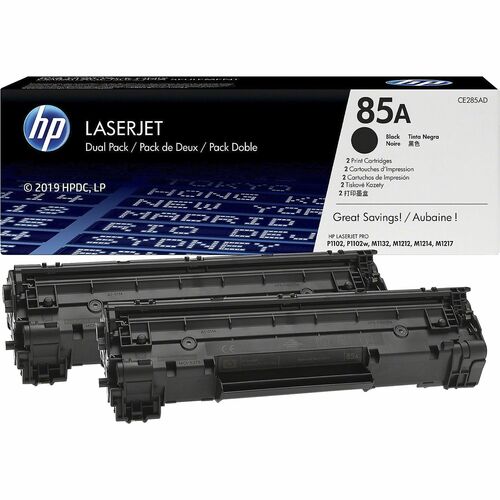 HP 85A Dual Pack Toner Cartridge CE285AD