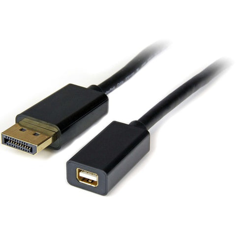 StarTech.com Mini DisplayPort/DisplayPort Audio/Video Cable DP2MDPMF3