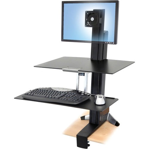 Ergotron Workfit-S, Single Ld With Worksurface+ 33-350-200