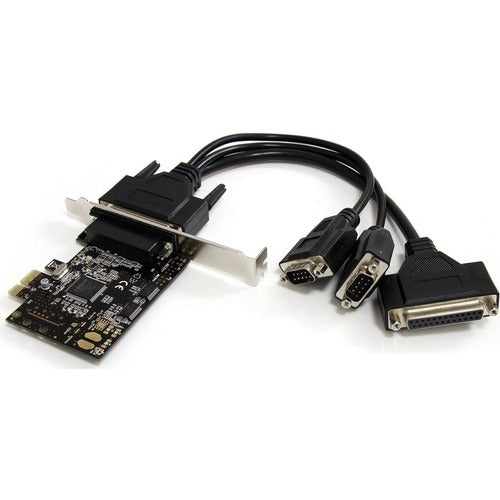 StarTech.com 2S1P PCI Express Serial Parallel Combo Card with Breakout Cable PEX2S1P553B