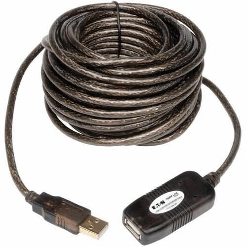 Tripp Lite by Eaton USB 2.0 Active Extension Repeater Cable (A M/F), 16 ft. (4.88 m) U026-016