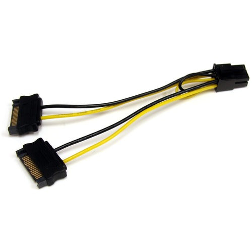 StarTech.com 6in SATA Power to 6 Pin PCI Express Video Card Power Cable Adapter SATPCIEXADAP