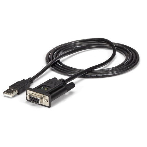 StarTech.com 1 Port USB to Null Modem RS232 DB9 Serial DCE Adapter Cable with FTDI ICUSB232FTN