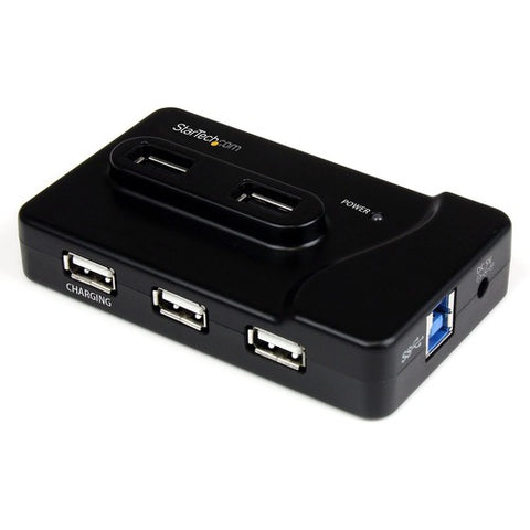 StarTech.com 6-port USB 3.0/2.0 Combo Hub with Charging Port ST7320USBC