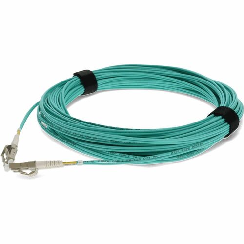 AddOn 25m Laser-Optimized Multi-Mode fiber (LOMM) Duplex LC/LC OM3 Aqua Patch Cable ADD-LC-LC-25M5OM3