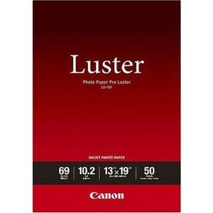 Canon Photo Paper Pro Luster LU-101 13x19 -50 Sheets- Free w/ Select Canon Printers 6211B005