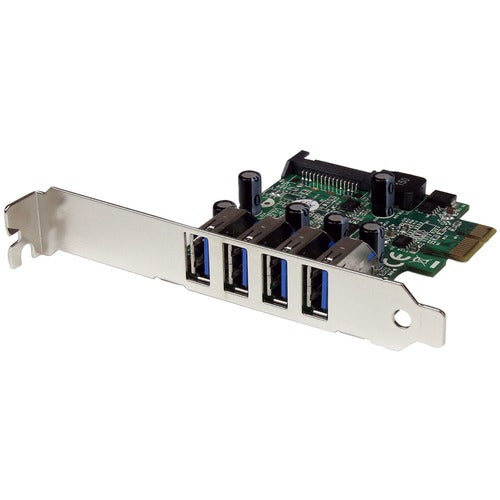 StarTech.com 4 Port PCI Express PCIe SuperSpeed USB 3.0 Controller Card Adapter with UASP PEXUSB3S4V