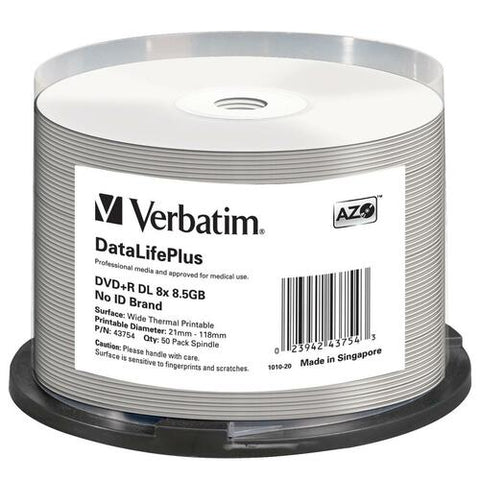 Verbatim DataLifePlus DVD Recordable Media 43754