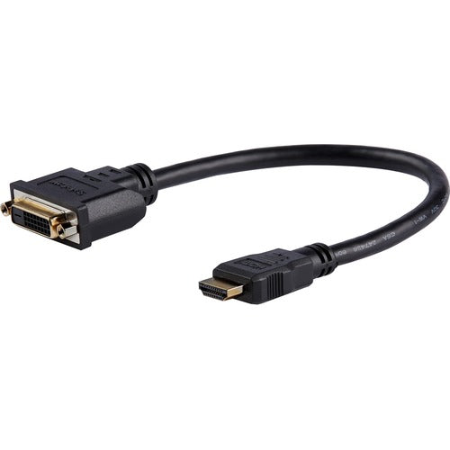 StarTech.com 8in HDMI&amp;reg; to DVI-D Video Cable Adapter - HDMI Male to DVI Female HDDVIMF8IN