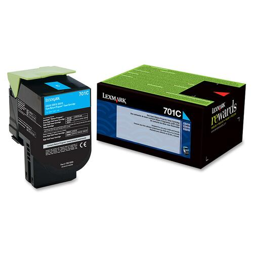 Lexmark 70C10C0/K0/M0/Y0 Toner Cartridges 70C10C0