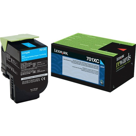 Lexmark 70C1XC0/KO/MO/YO Toner Cartridges 70C1XC0