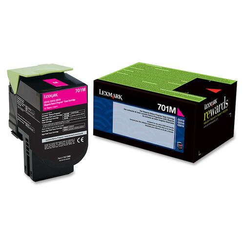 Lexmark 70C10C0/K0/M0/Y0 Toner Cartridges 70C10M0