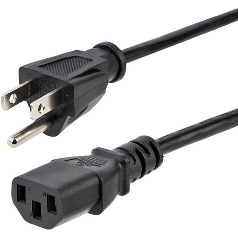 StarTech.com 3 ft 14AWG Computer Power Cord - NEMA5-15P to C13 PXT101143