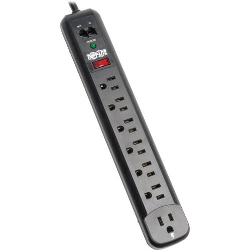 Tripp Lite by Eaton Protect It! TLP76RBTEL 7 Outlets Surge Suppressor TLP76RBTEL