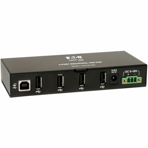 Tripp Lite by Eaton 4-Port Industrial USB 2.0 Hub with 15kV ESD Immunity U223-004-IND