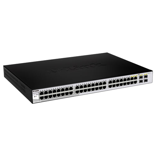 D-Link DGS-1210-52 Websmart Gigabit Switch with 48 1000Base-T and 4 SFP Ports DGS-1210-52