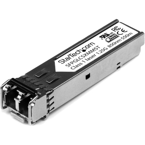 StarTech.com Cisco Compatible Gigabit Fiber SFP Transceiver Module MM LC - 550m (Mini-GBIC) SFPGLCSXMMST