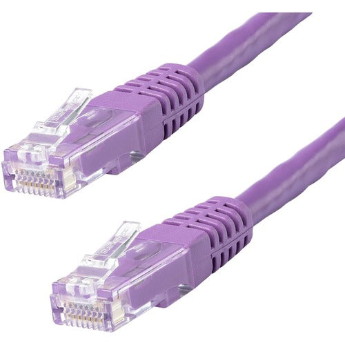 StarTech.com 15ft Purple Cat6 UTP Patch Cable ETL Verified C6PATCH15PL