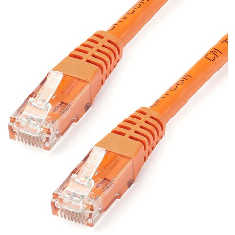 StarTech.com 20ft Orange Cat6 UTP Patch Cable ETL Verified C6PATCH20OR