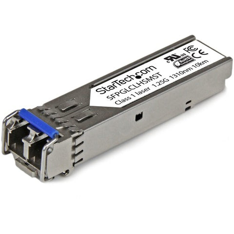 StarTech.com Cisco Compatible Gigabit Fiber SFP Transceiver Module SM LC - 10 km (Mini-GBIC) SFPGLCLHSMST