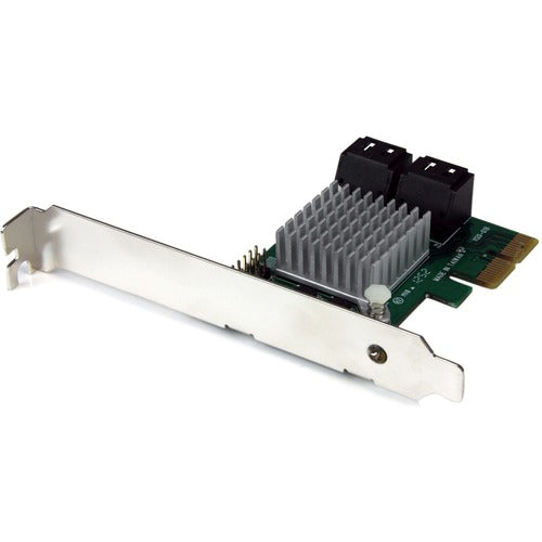 StarTech.com 4 Port PCI Express SATA III 6Gbps RAID Controller Card with Heatsink PEXSAT34RH