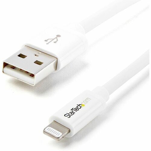 StarTech.com Sync/Charge Lightning/USB Data Transfer Cable USBLT1MW