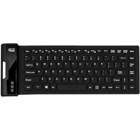 Adesso Antimicrobial Waterproof Flex Keyboard (Mini Size) AKB-212UB