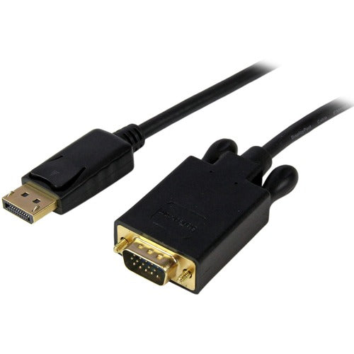 StarTech.com 10 ft DisplayPort to VGA Adapter Converter Cable - DP to VGA 1920x1200 - Black DP2VGAMM10B