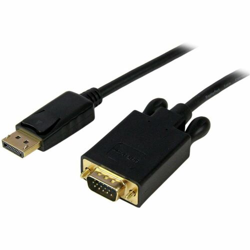 StarTech.com 6 ft DisplayPort&amp;trade; to VGA Adapter Converter Cable - DP to VGA 1920x1200 - Black DP2VGAMM6B