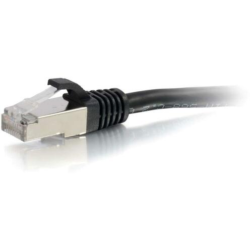 C2G 3ft Cat6 Snagless Shielded (STP) Ethernet Network Patch Cable - Black 00810