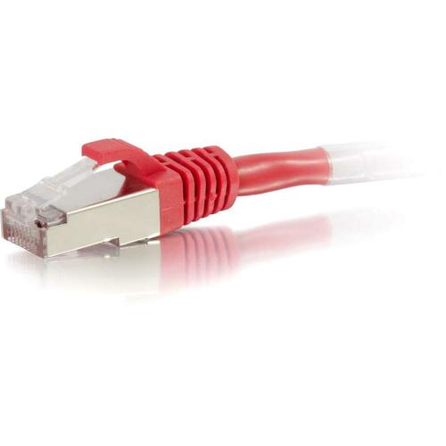 C2G 2ft Cat6 Snagless Shielded (STP) Ethernet Network Patch Cable - Red 00843