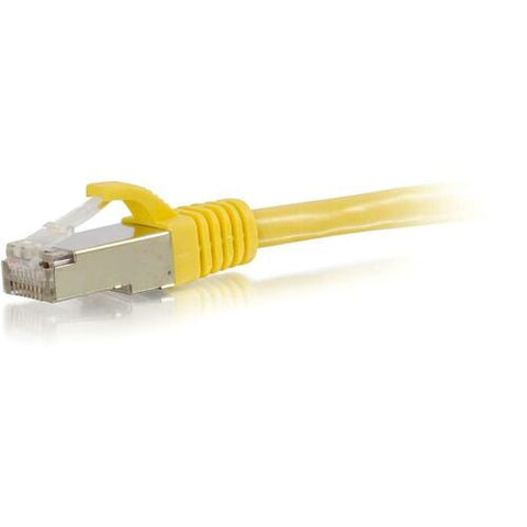 C2G 25ft Cat6 Snagless Shielded (STP) Ethernet Network Patch Cable - Yellow 00873