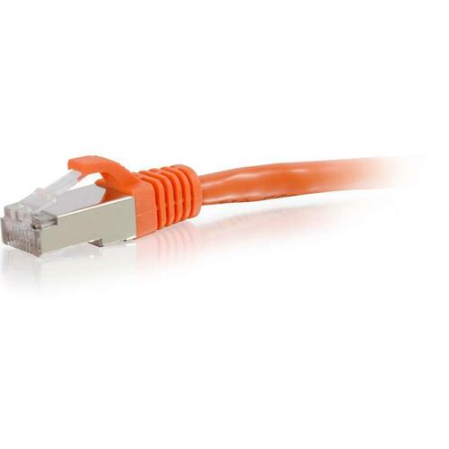 C2G 5ft Cat6 Snagless Shielded (STP) Ethernet Network Patch Cable - Orange 00880