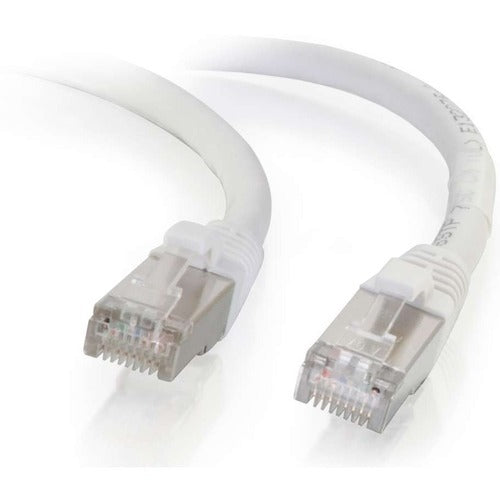 C2G 2ft Cat6 Snagless Shielded (STP) Ethernet Network Patch Cable - White 00915