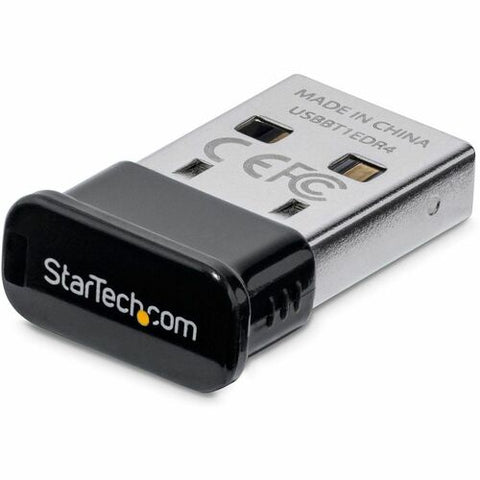 StarTech.com Mini USB Bluetooth 4.0 Adapter - 50m (165ft) Class 1 EDR Wireless Dongle USBBT1EDR4