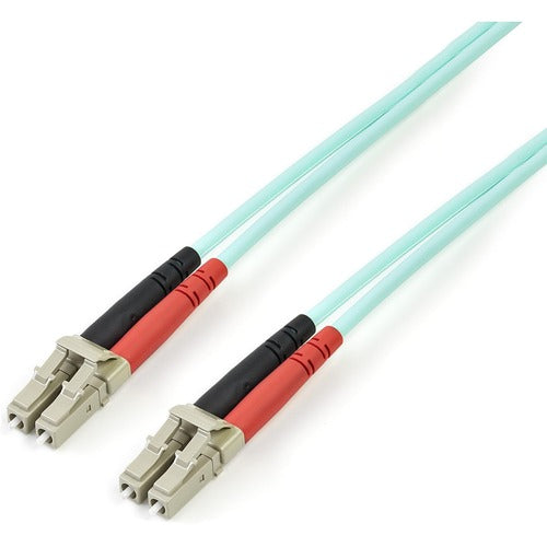 StarTech.com 3m 10 Gb Aqua Multimode 50/125 Duplex LSZH Fiber Patch Cable LC - LC A50FBLCLC3