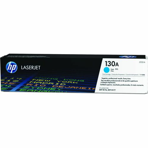 HP 130A (CF351A) Cyan Original LaserJet Toner Cartridge CF351A