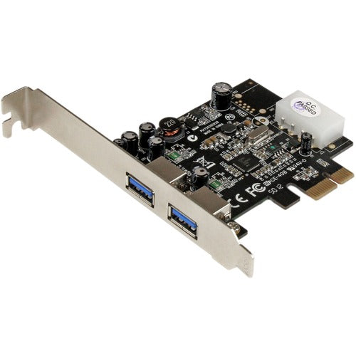 StarTech.com 2 Port PCI Express PCIe SuperSpeed (5Gbps) USB 3.0 Card Adapter with UASP PEXUSB3S25