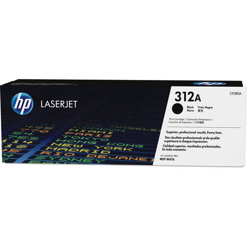 HP 312A (CF380A) Black Original LaserJet Toner Cartridge CF380A