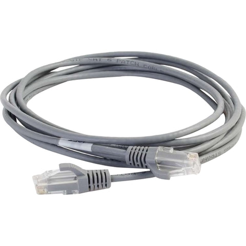 C2G 3ft Cat6 Slim Snagless Unshielded (UTP) Ethernet Cable - Gray 01089