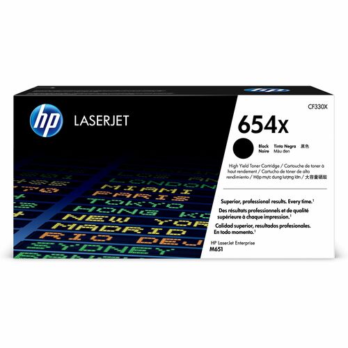 HP 654X (CF330X) High Volume Toner Cartridge CF330X