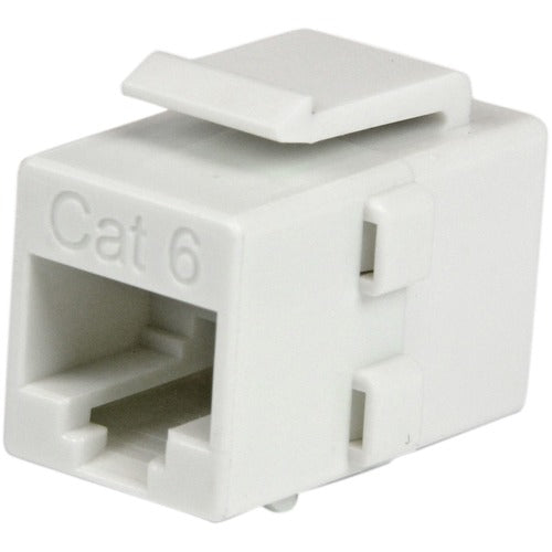 StarTech.com White Cat 6 RJ45 Keystone Jack Network Coupler - F/F C6KEYCOUPLWH