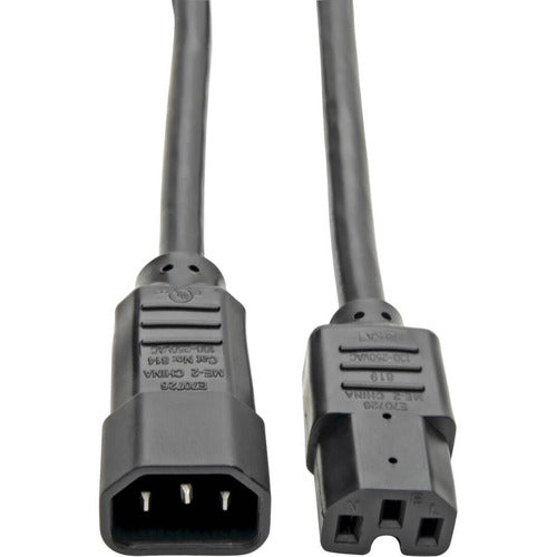 Tripp Lite series 10-ft. Heavy Duty Computer Power Cord, 15A, 14AWG, IEC-320-C14 to IEC-320-C15 P018-010