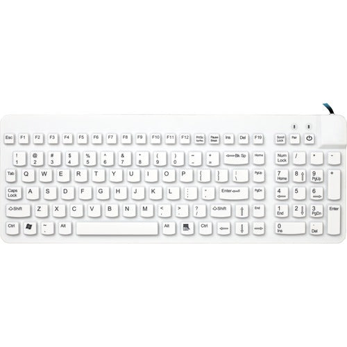 Man &amp; Machine Low Profile Premium Waterproof Disinfectable Keyboard RCLP/W5