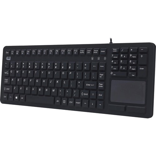 Adesso Antimicrobial Waterproof Touchpad Keyboard AKB-270UB