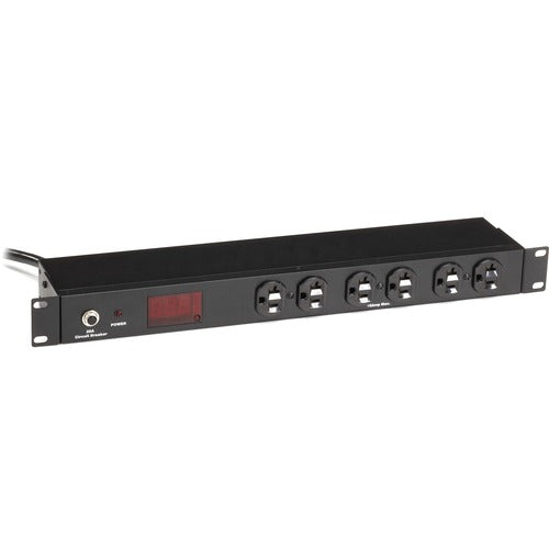 Black Box Metered Rackmount PDU with Front and Rear Outlets PDUMH14-S15-120V