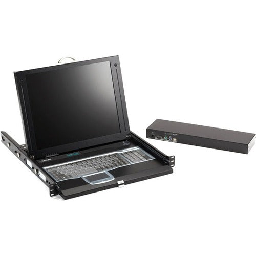 Black Box ServTray Complete, 17" , Single-Port KVM Module, DVI, VGA, PS/2 or USB KVT417A-1UV-R3